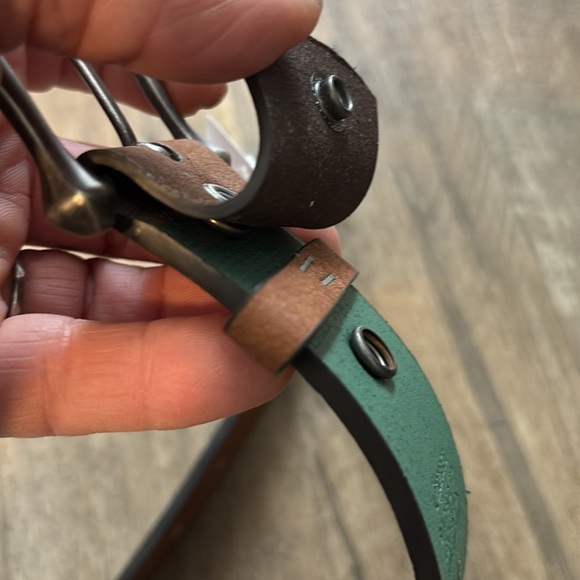 Catchfly Western Hair Hide, silver-tone cross Conchos,removable buckle - Picture 6 of 11